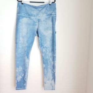 Nwt Lucy bleached indigo high waist leggings, XL